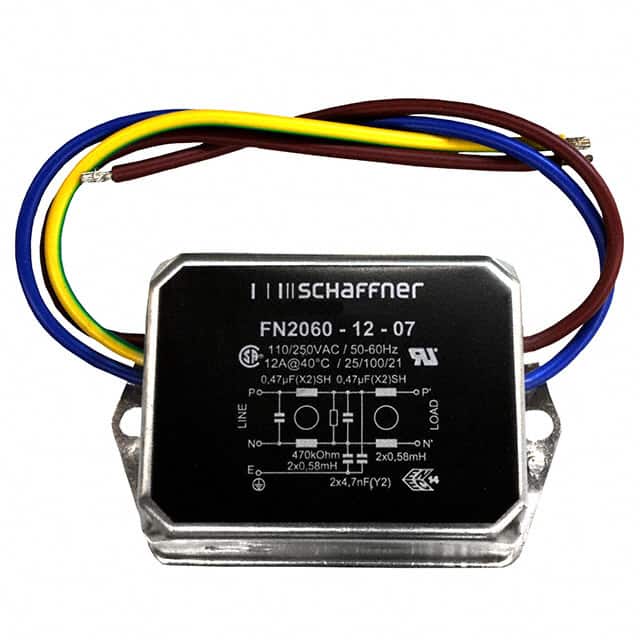 FN2060-12-07 Schaffner EMC Inc.  Netzfiltermodule